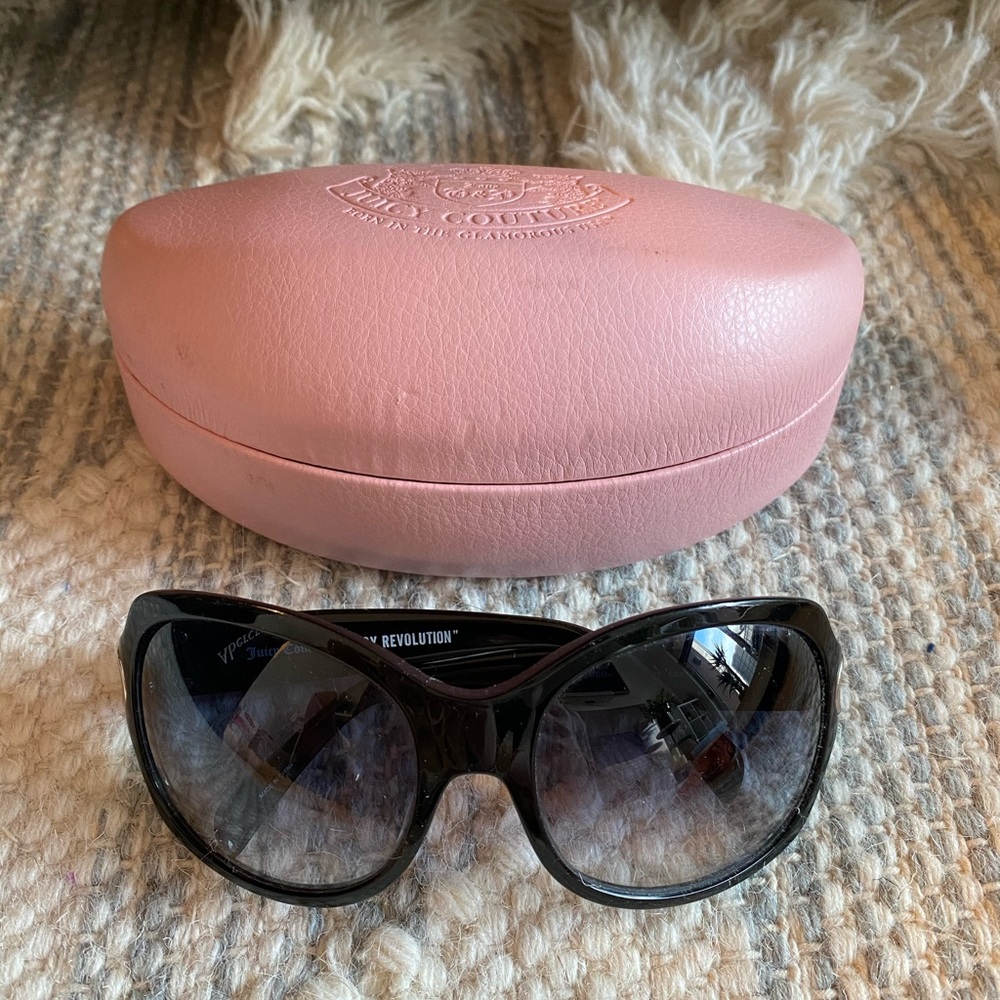 Juicy Couture large black sunglasses